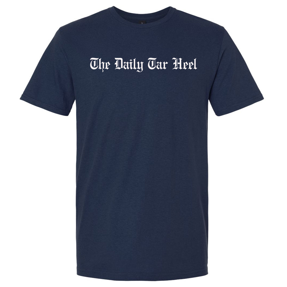 The Daily Tar Heel Masthead Logo T - Navy