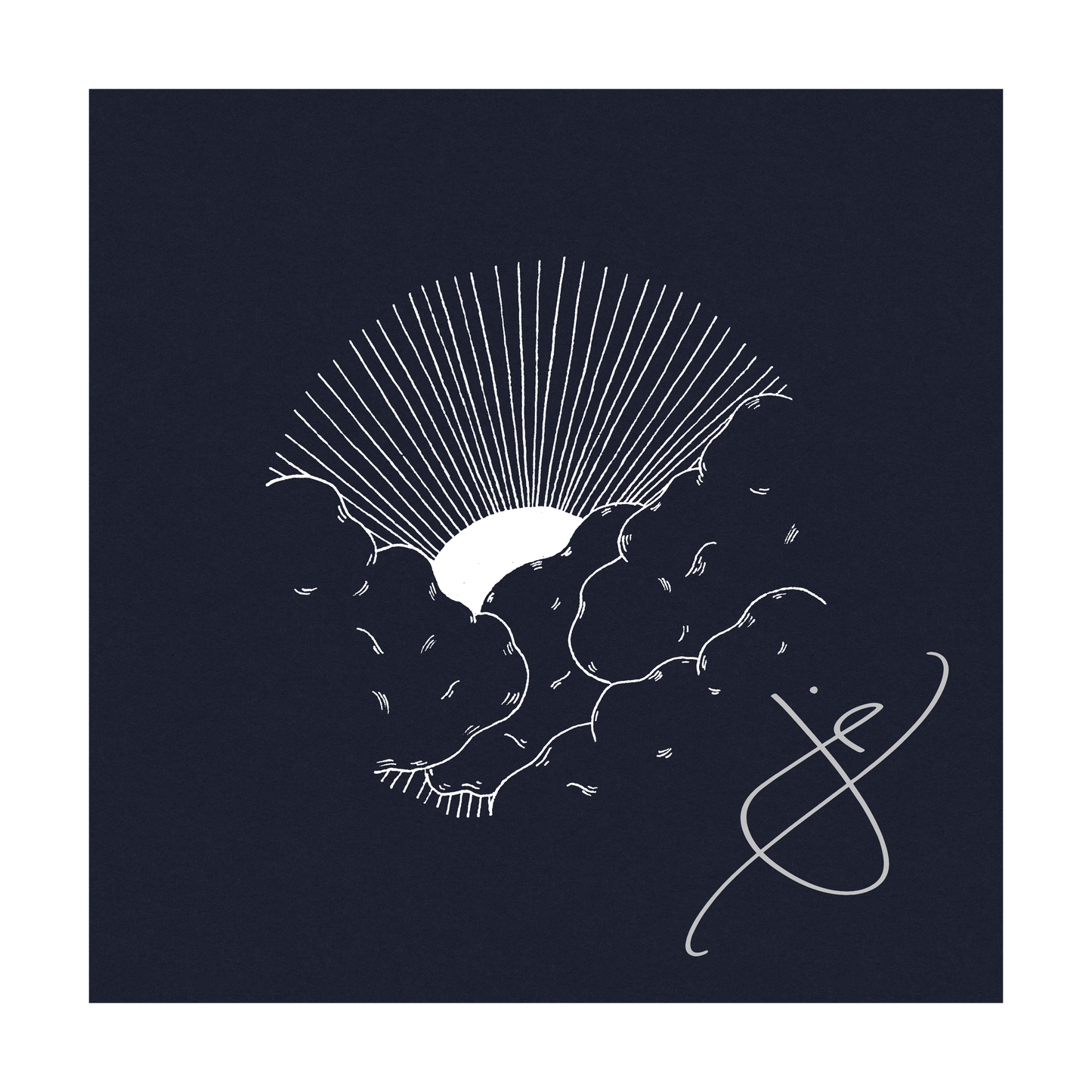 Exclusive Against The Dying Of The Light Silver LP with Autographed Art Print