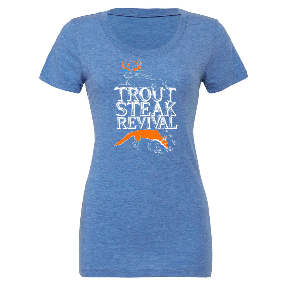 Women's Blue Fox/Jackalope T