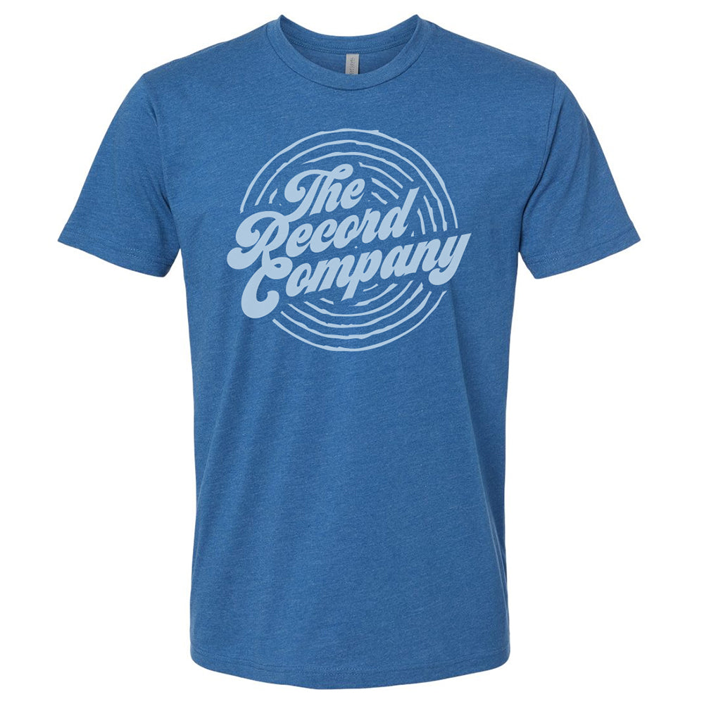 The Record Company Circle Logo T, Cool Blue