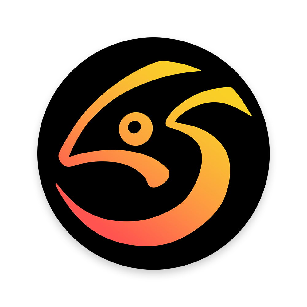 Gradient Logo Sticker