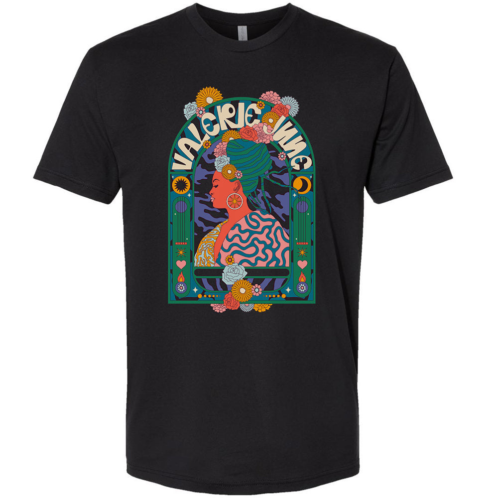 Valerie June Flowers T - Black