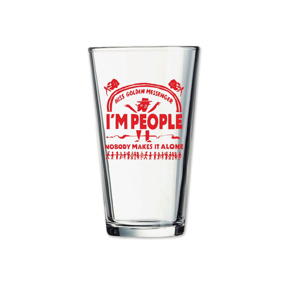 We're People Pint Glass