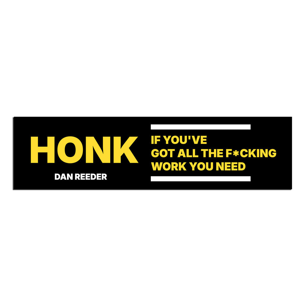 Honk Bumper Sticker