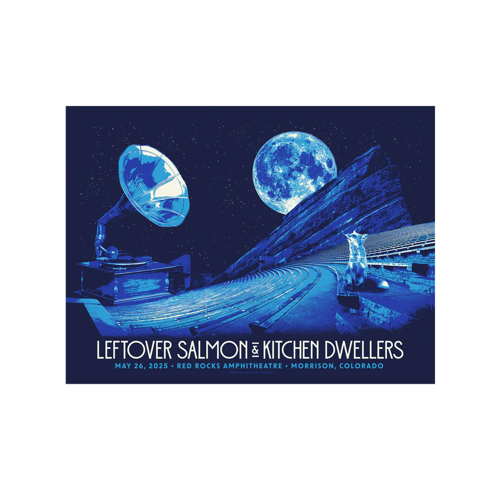 Poster - Leftover Salmon & Kitchen Dwellers - Red Rocks - May 26th, 2025