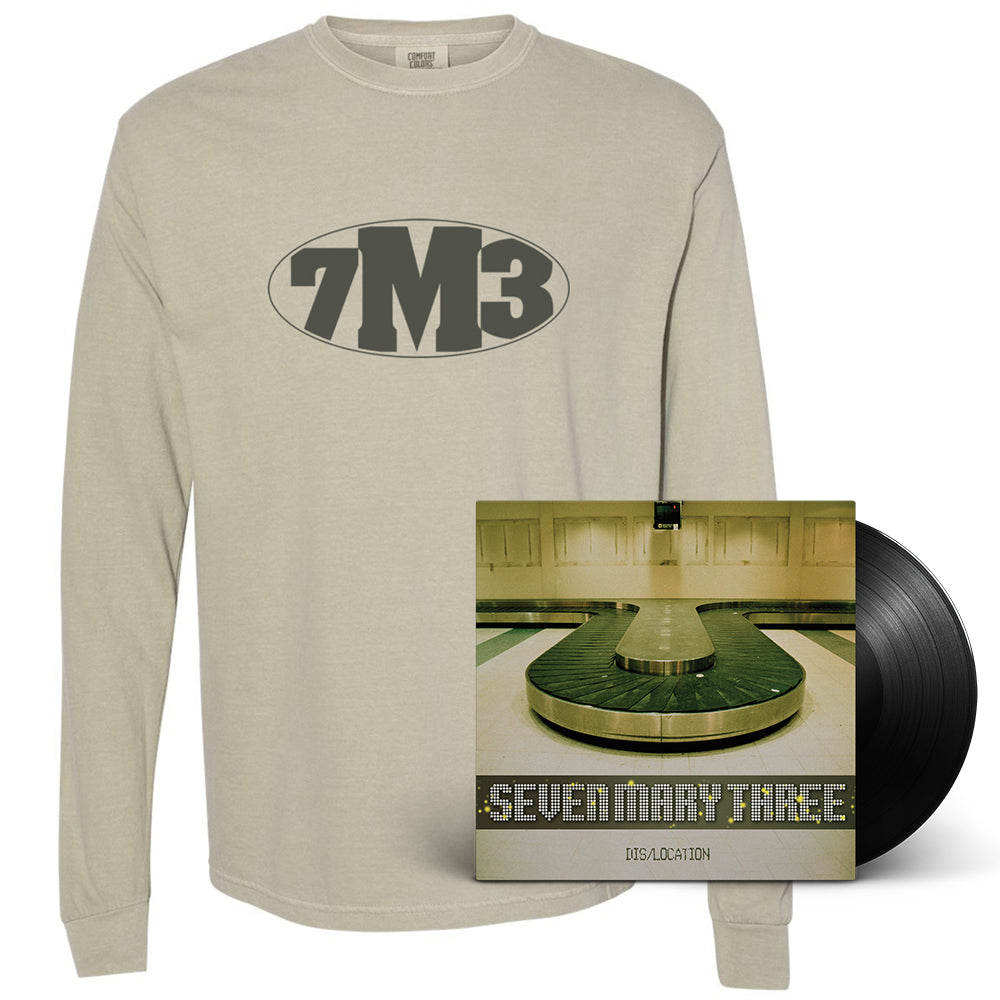 Dis/Location LP + 7M3 Oval Long Sleeve T Bundle