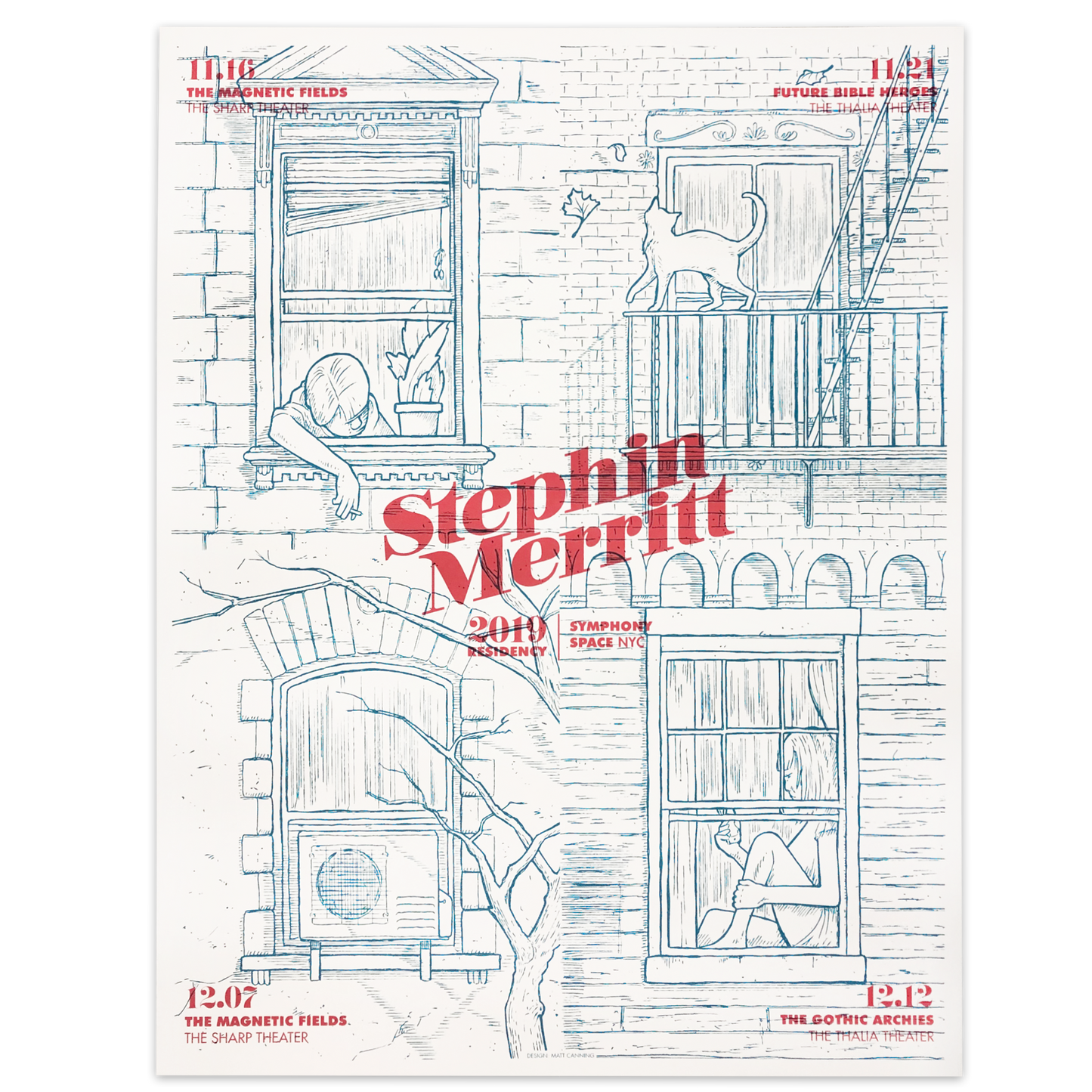 Symphony Space Residency 2019 Tour Poster