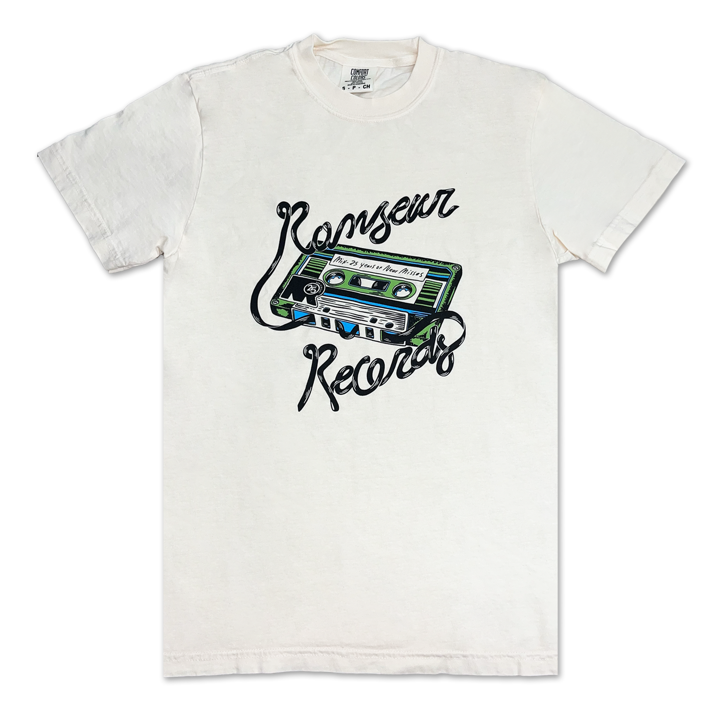 25 Years Cassette Tape (Cream) T-shirt
