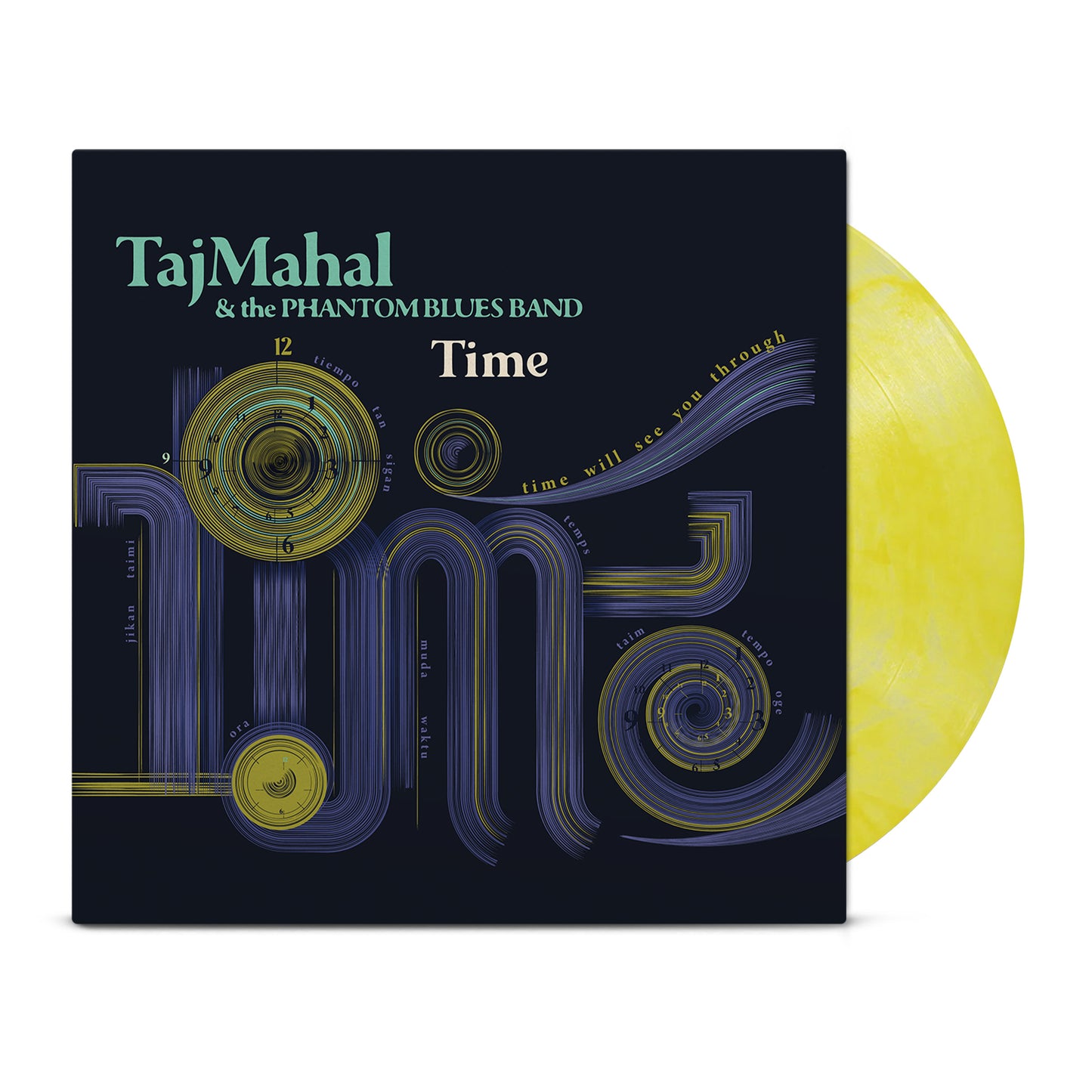 Taj Mahal & The Phantom Blues Band - Time LP - Limited Edition Egg Drop Color Vinyl