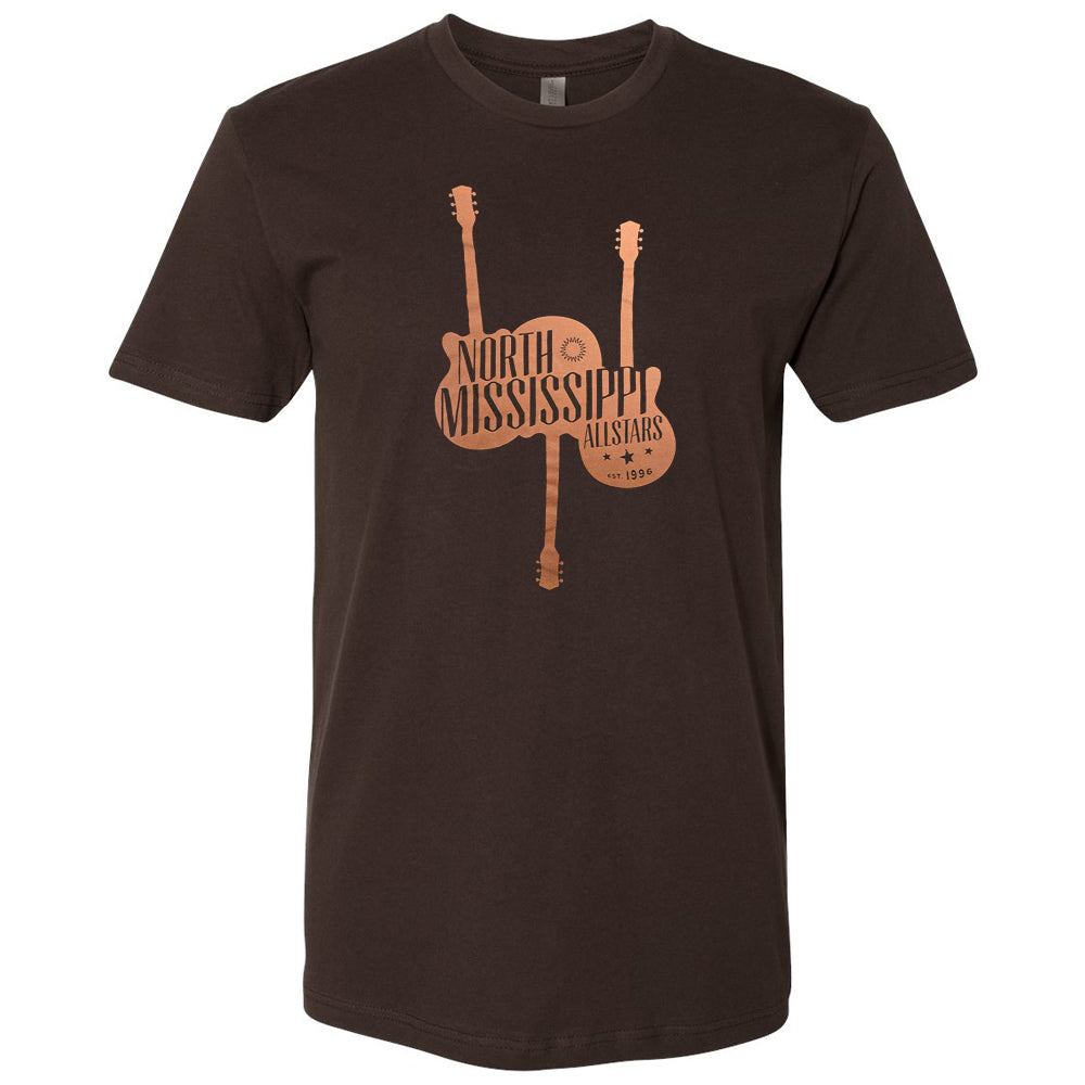 NMA Three Guitars T - Brown