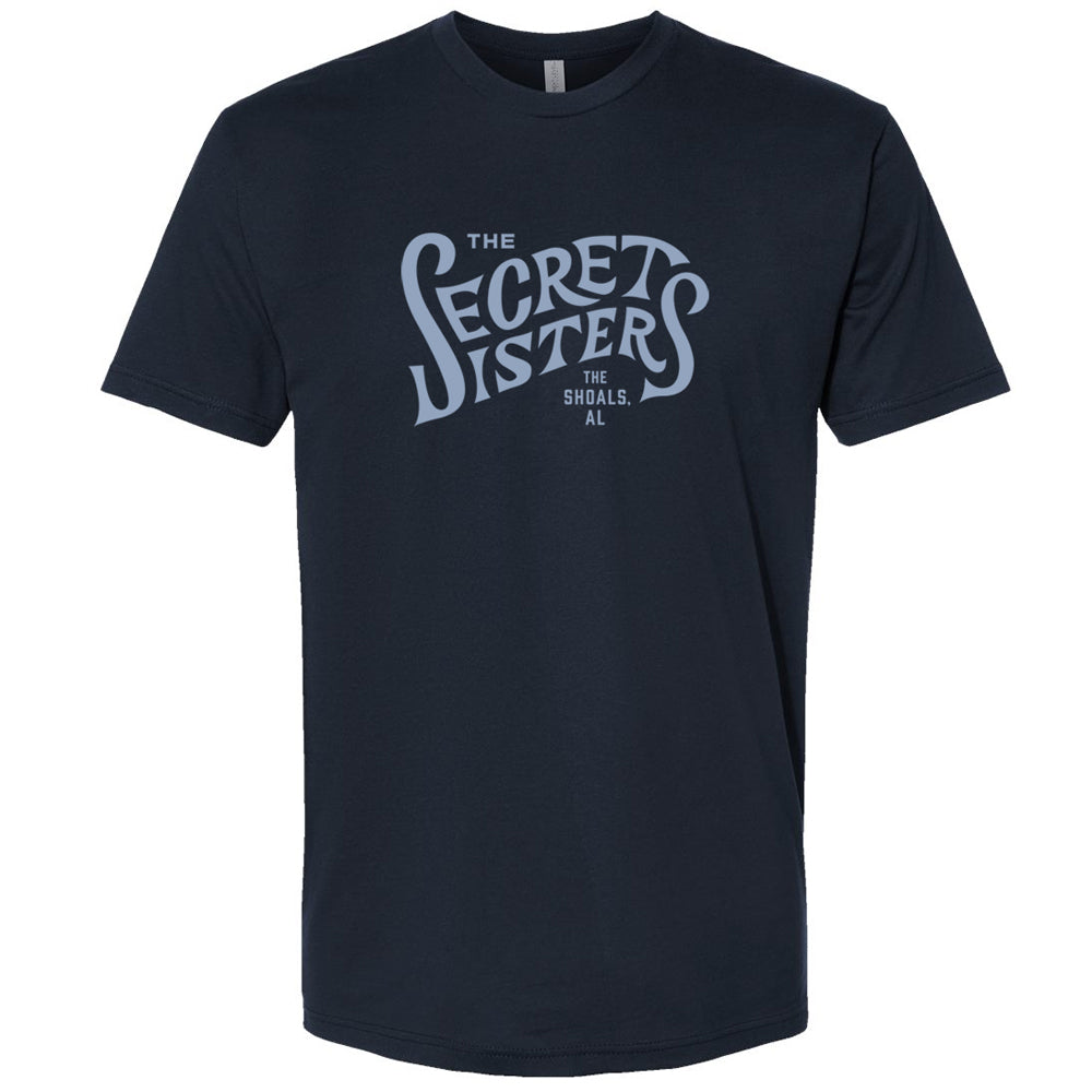 The Secret Sisters Wavy Logo T - Navy