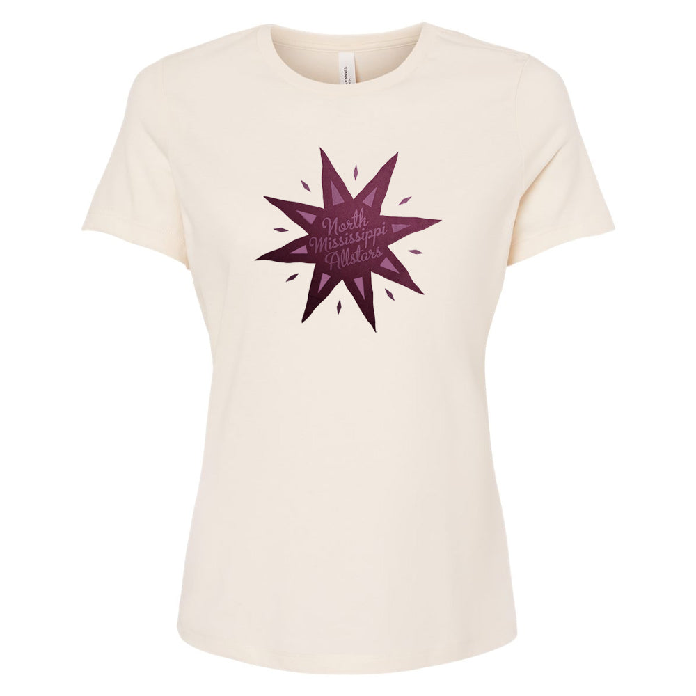 Women's NMA Purple Star T - Natural