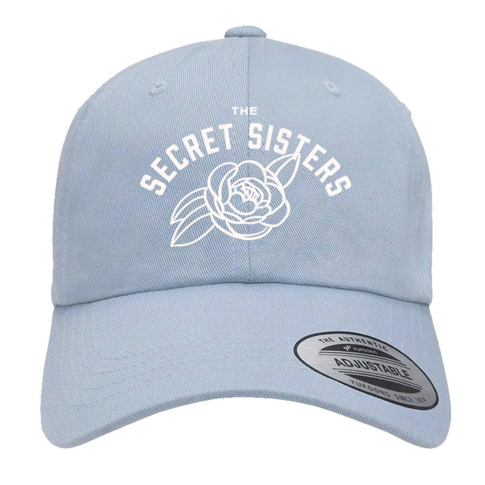 The Secret Sisters Rose Logo Dad Cap - Light Blue