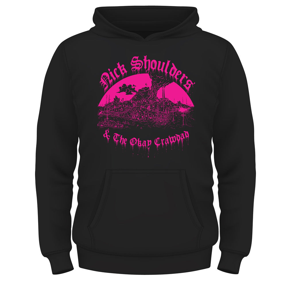 All Bad Pullover Hoodie - Hot Pink