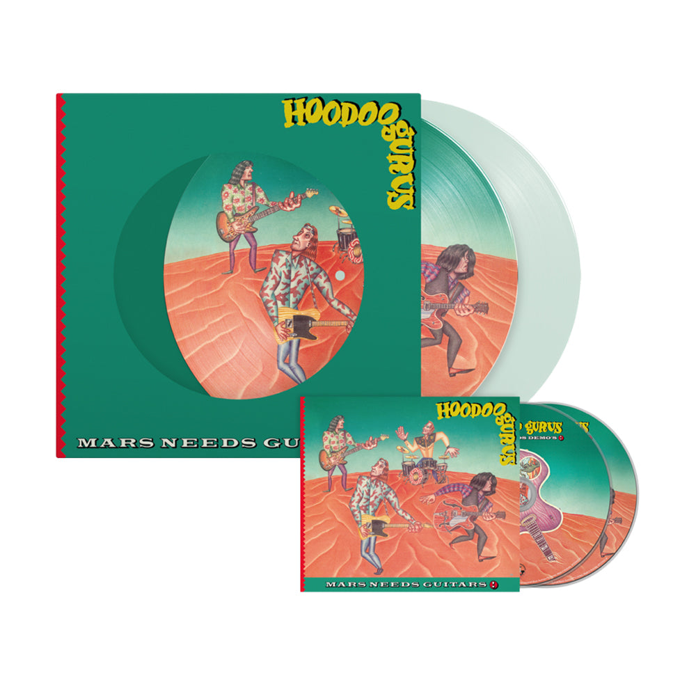 Mars Needs Guitars - 40th Anniversary 2LP + 2CD Bundle
