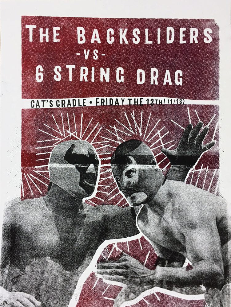 Backsliders vs. 6 String Drag Poster