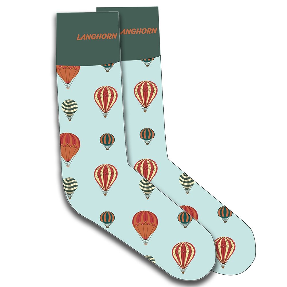 Langhorne Slim Hot Air Balloon Socks