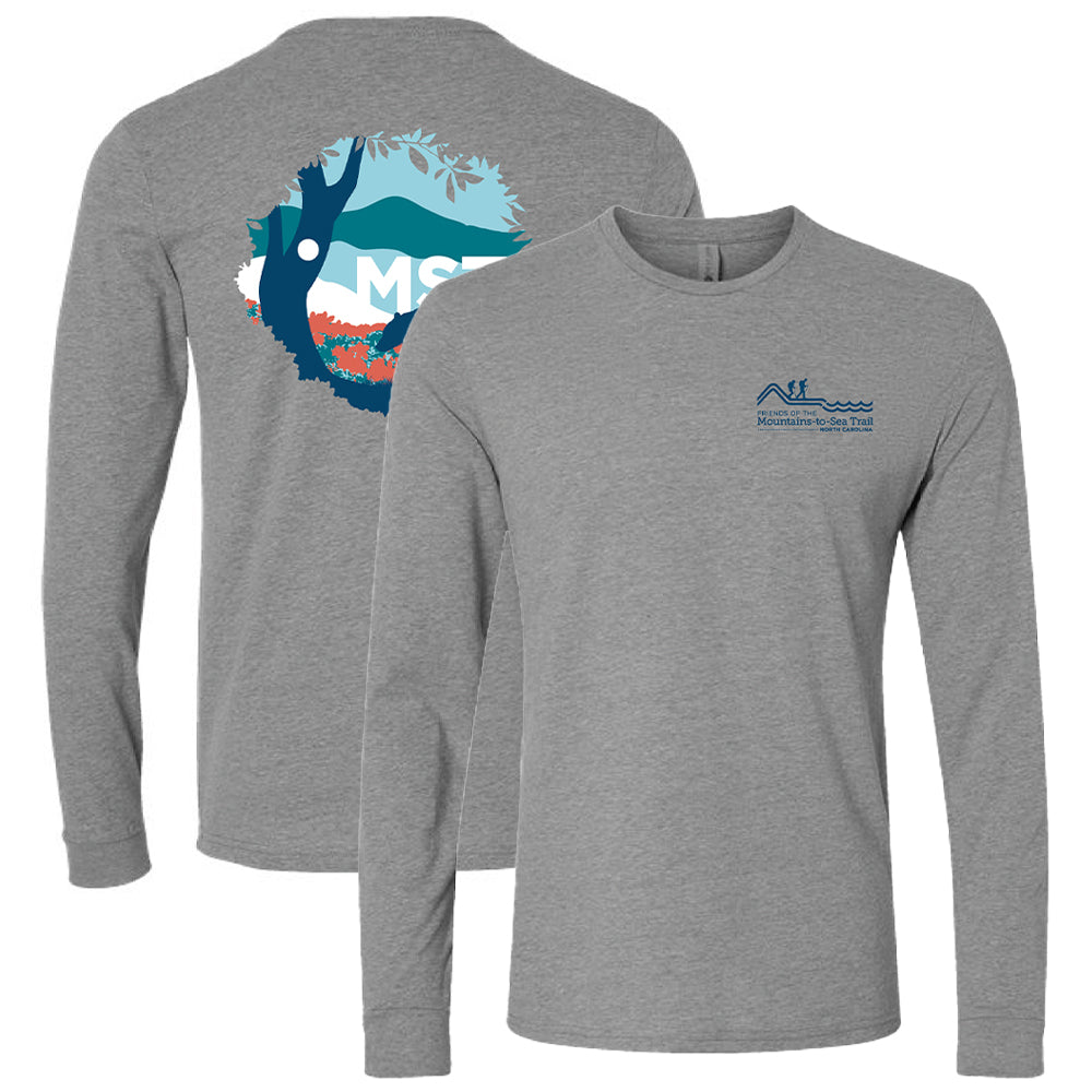 Mountains To Sea Trail Long Sleeve Bear Logo T