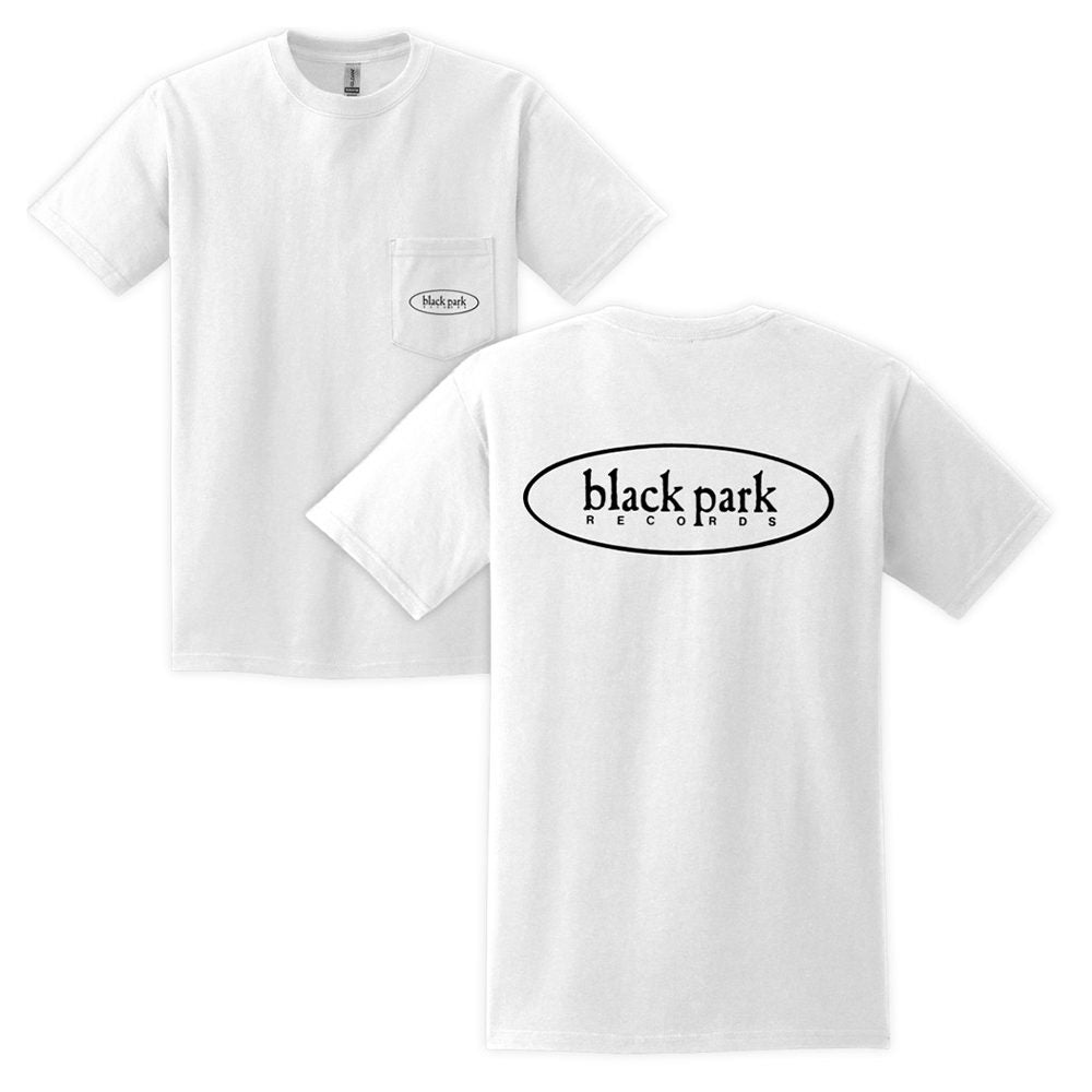 Black Park Records Pocket T, White