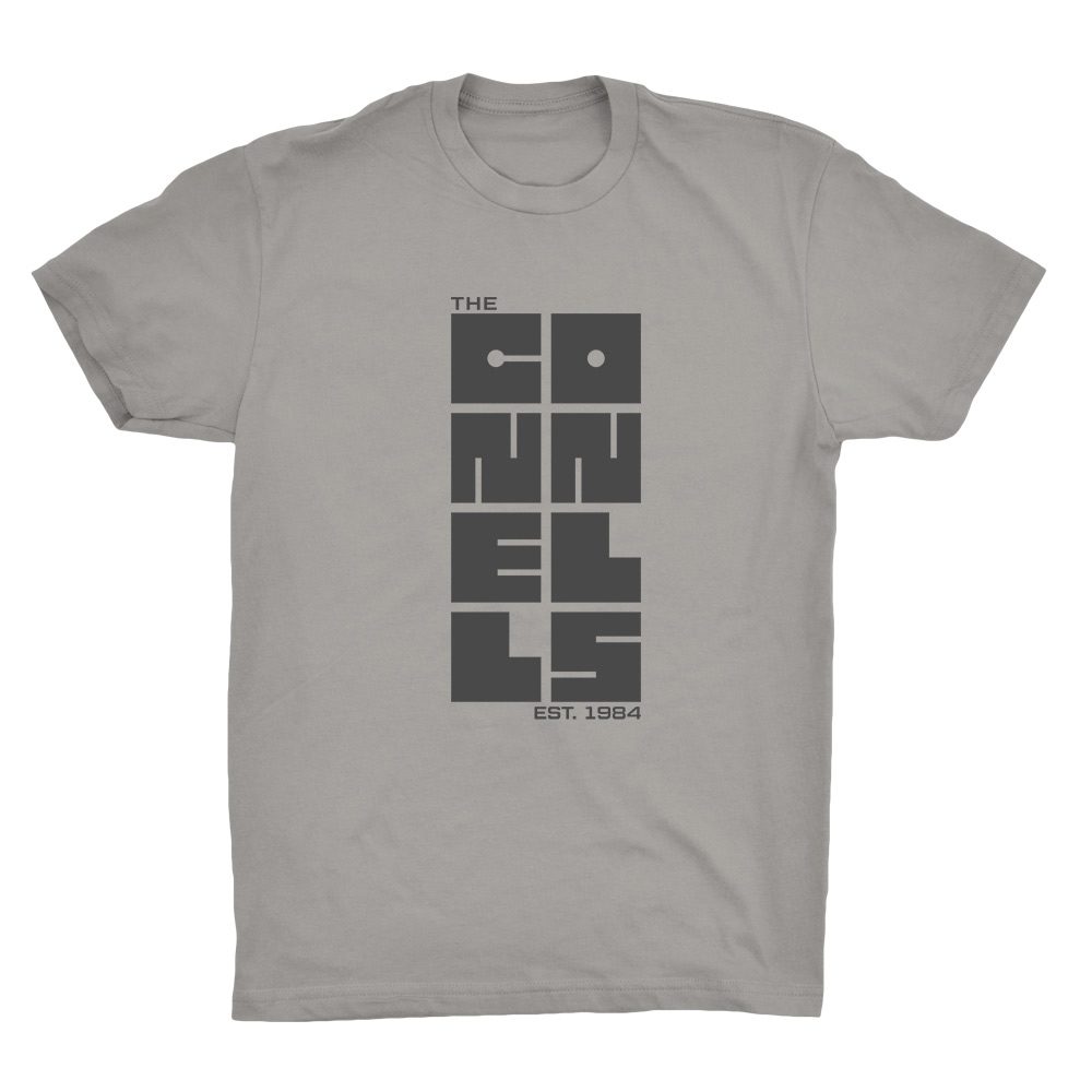 The Connells Block Letters T, Grey