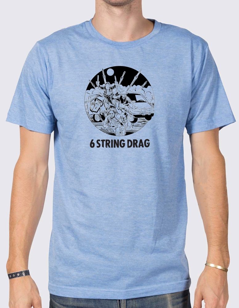6 String Drag Van T, Blue