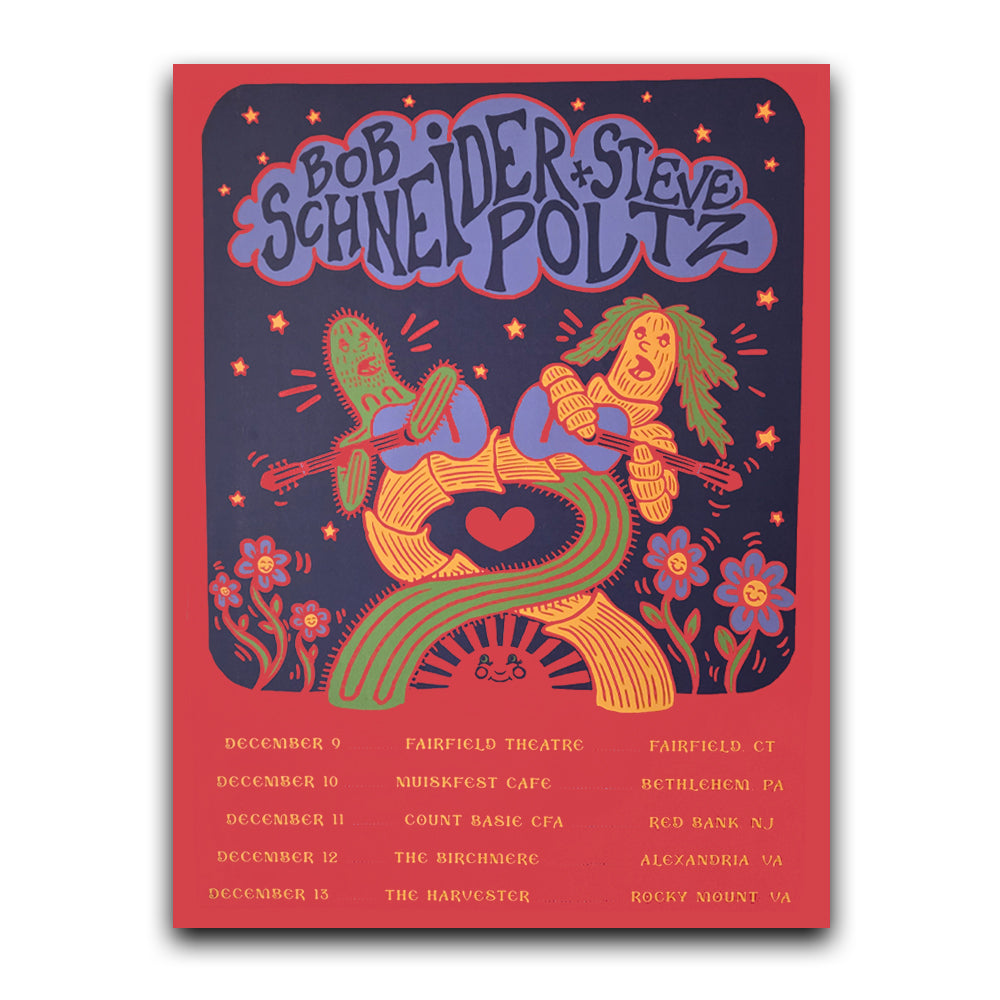 POSTER - Bob Schneider and Steve Poltz December 2025 Tour