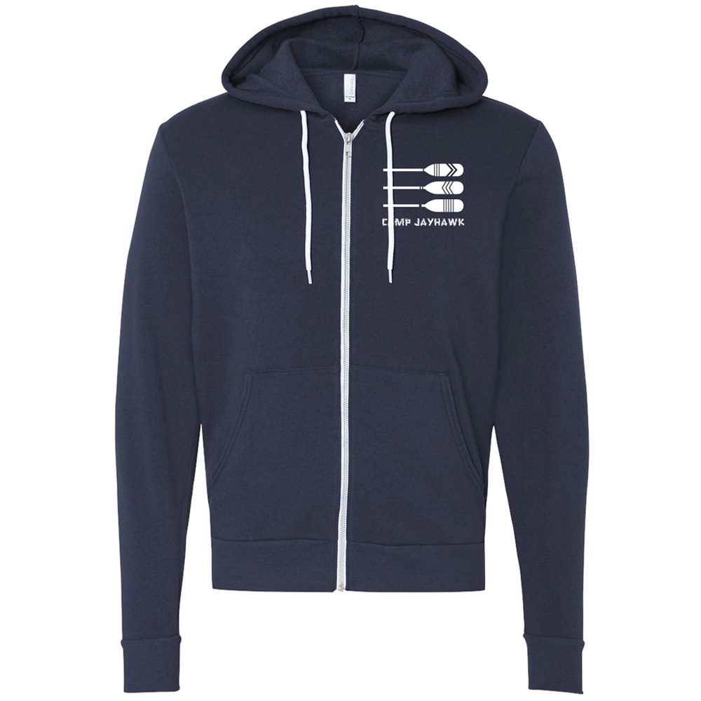 Camp Jayhawk Zip Up Hoodie