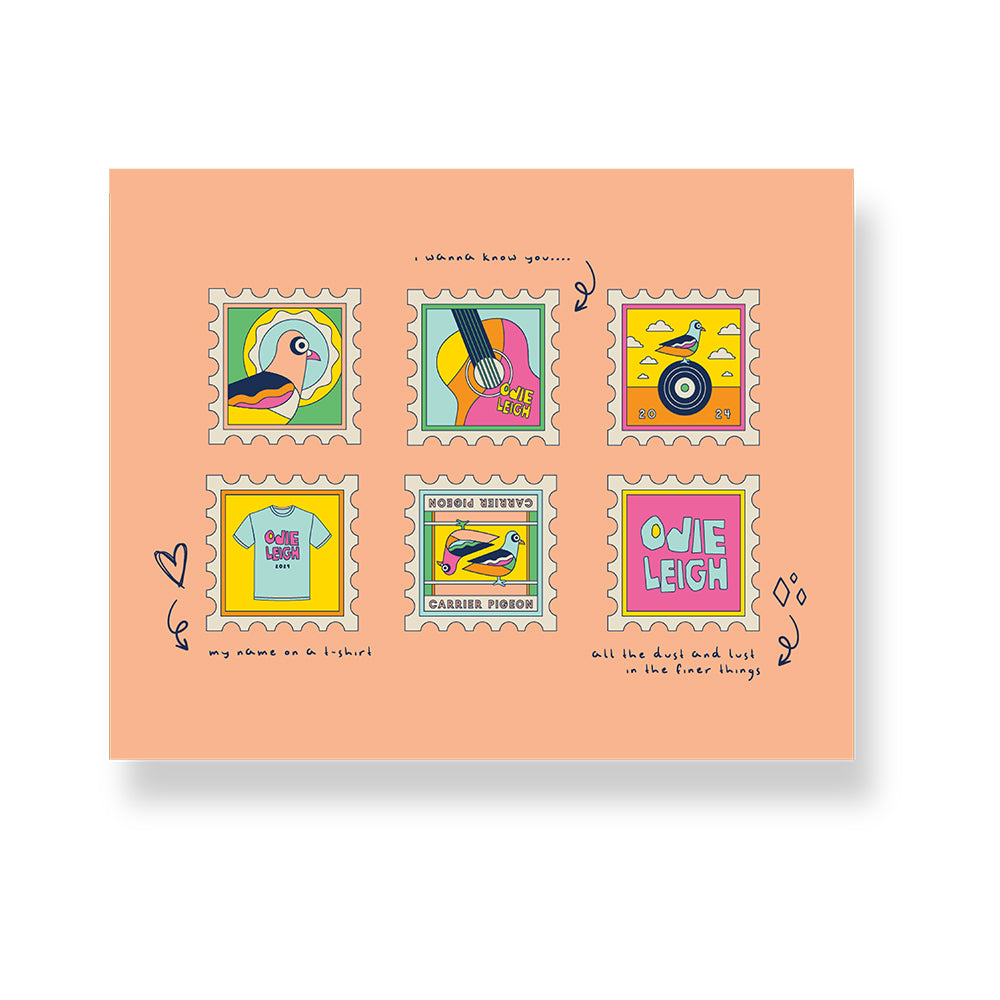 Carrier Pigeon Sticker Pack