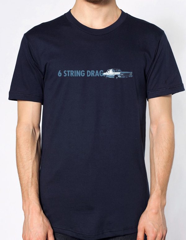 6 String Drag Car Logo T