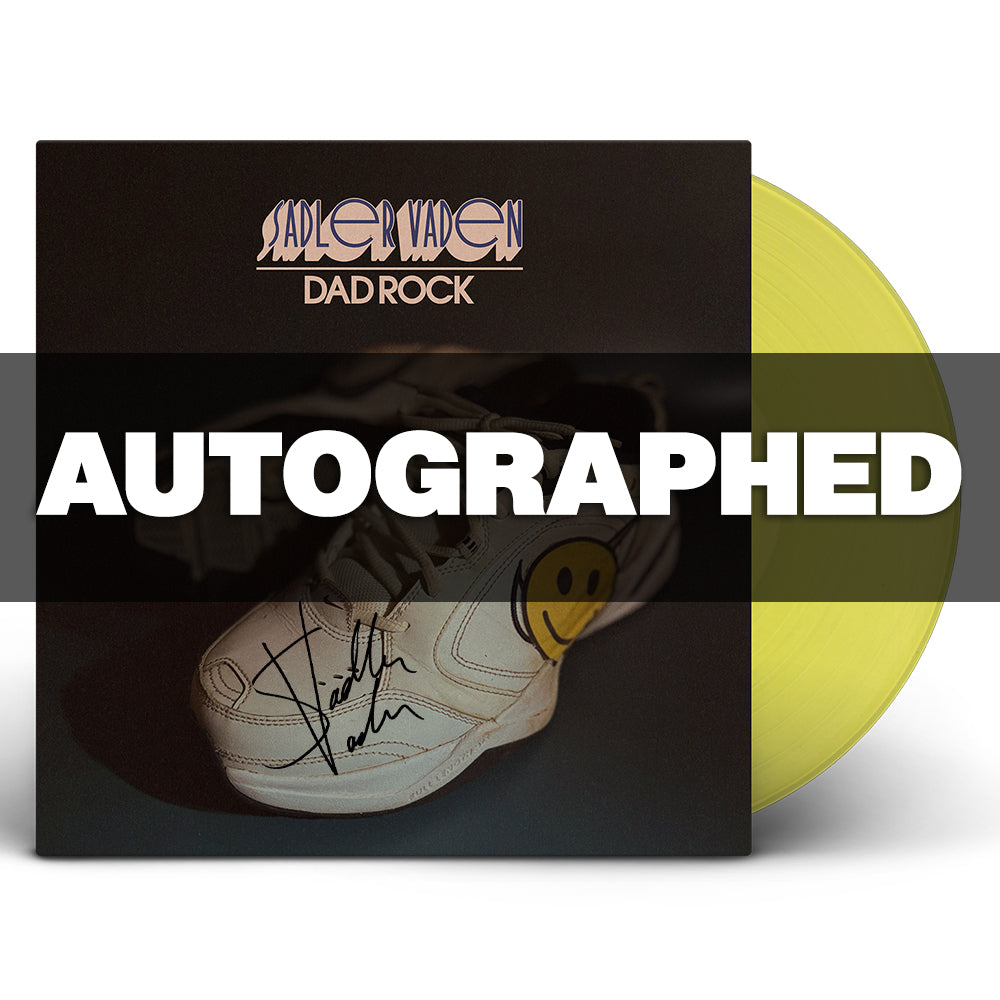 Autographed Dad Rock LP - Translucent Yellow Vinyl