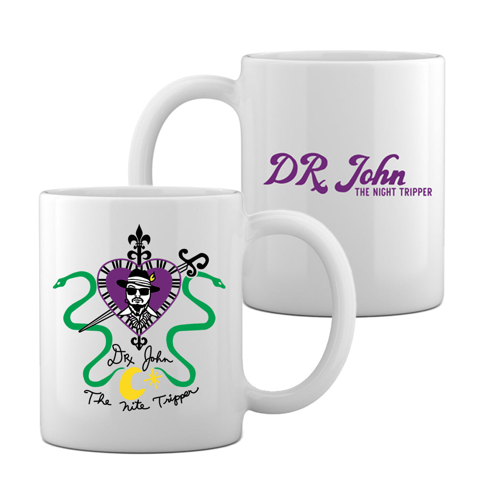 Dr.John The Night Tripper - Nite Tripper Crest Coffee Mug - White