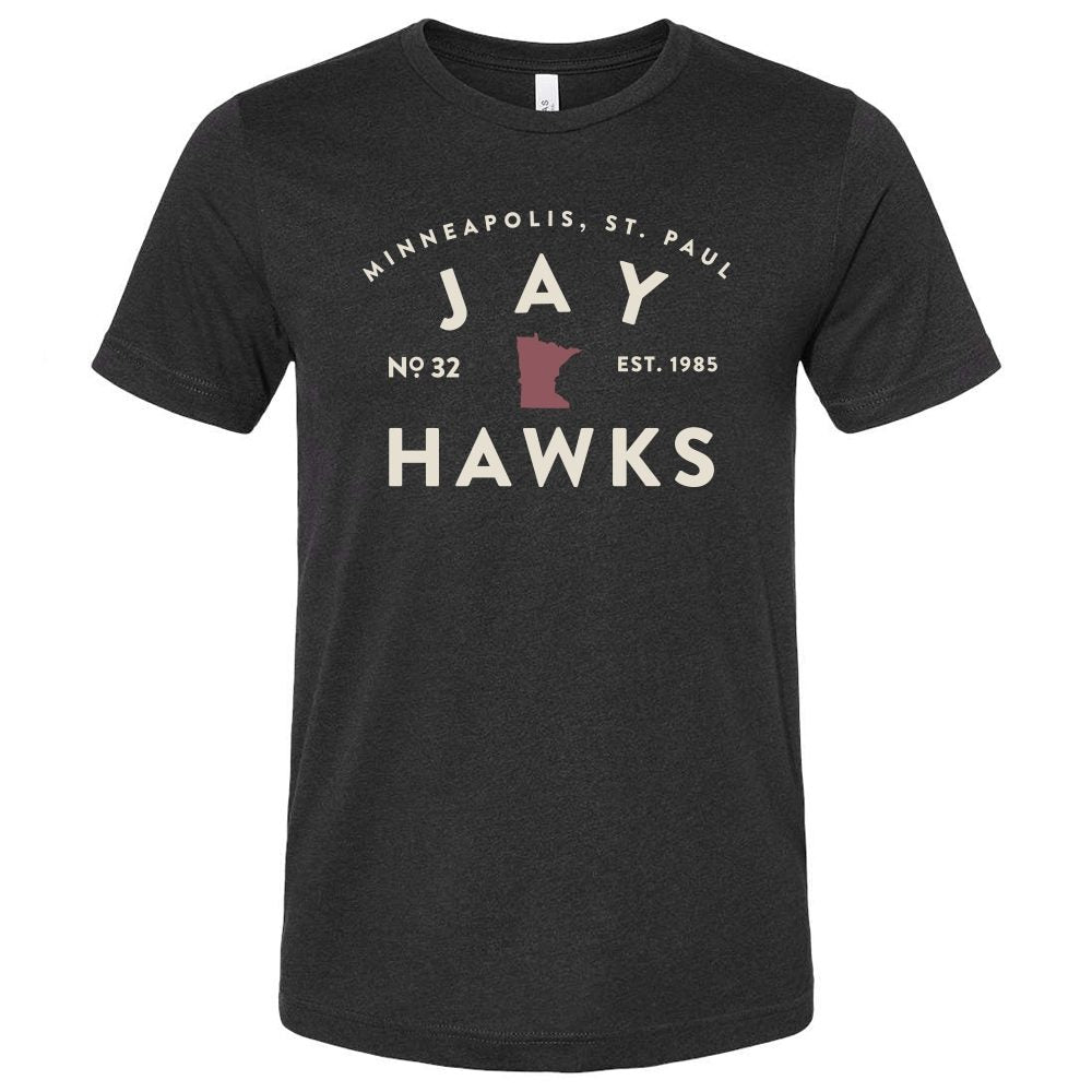 Jayhawks Est.1985 T - Dark Grey Heather
