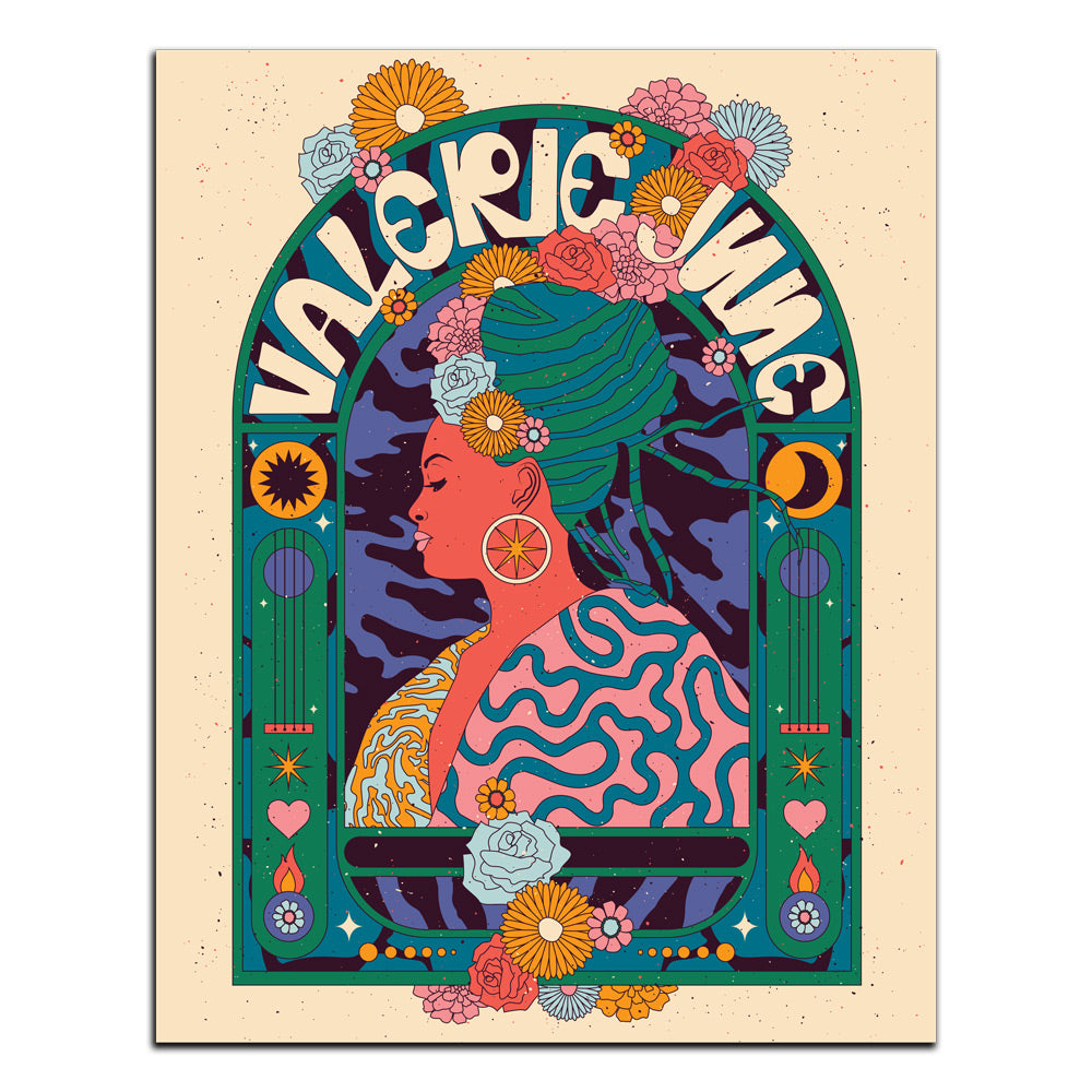 Valerie June Flowers Poster - Natural