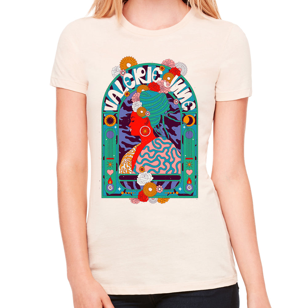 Women's Valerie June Flowers T - Cream
