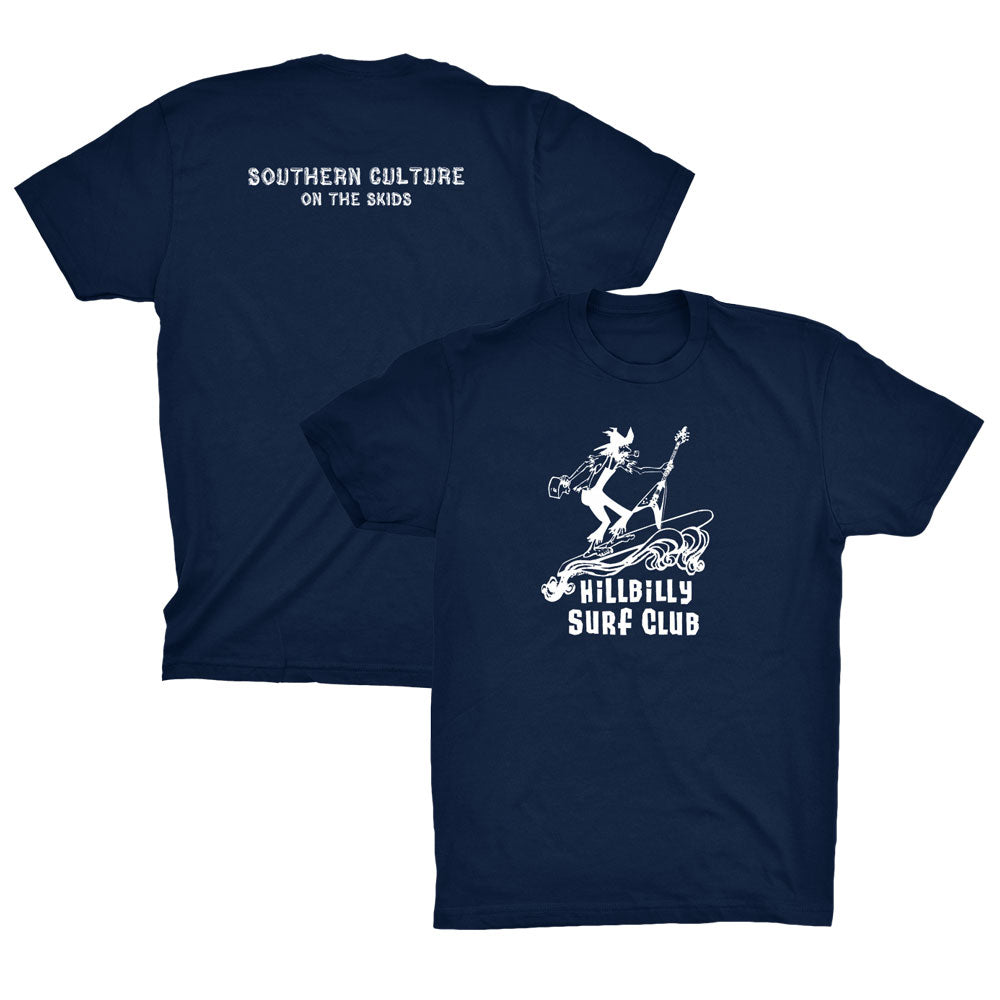 Flying V Hillbilly Surf Club T - Navy