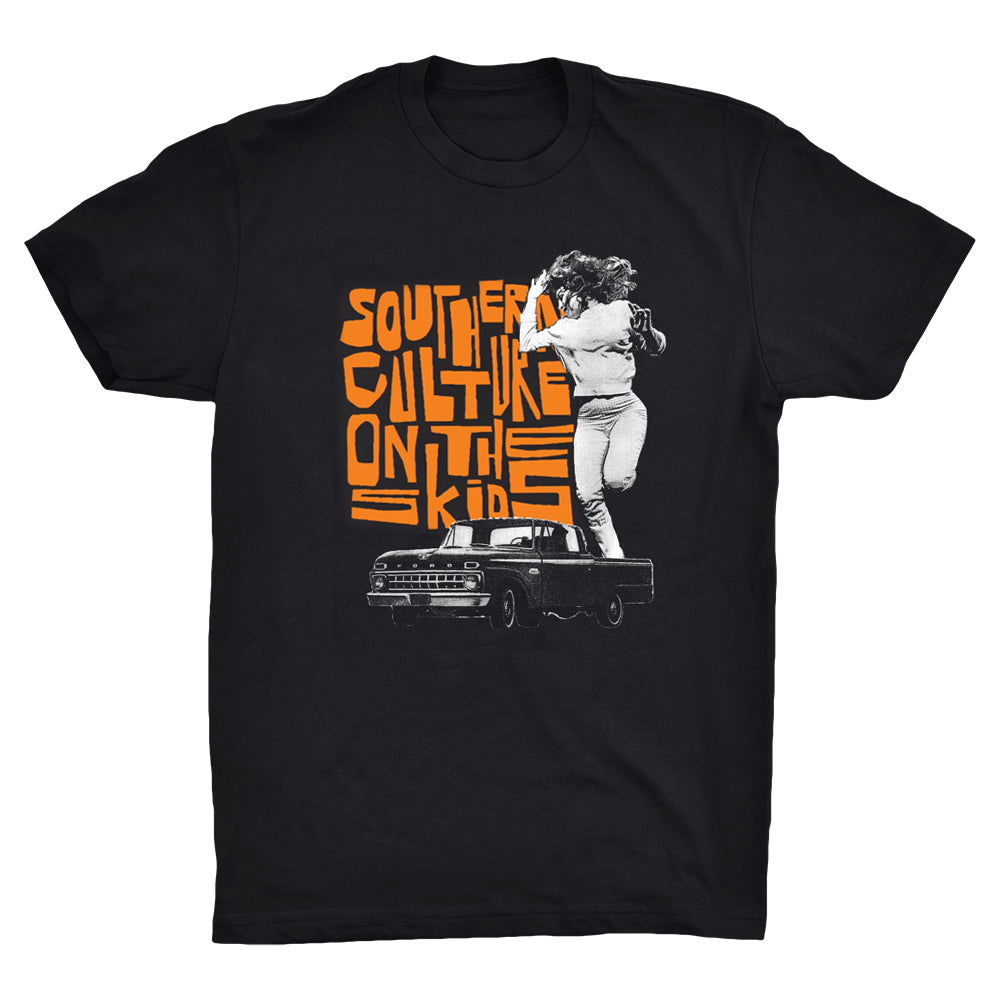 Go Go Girl T - Orange Lettering
