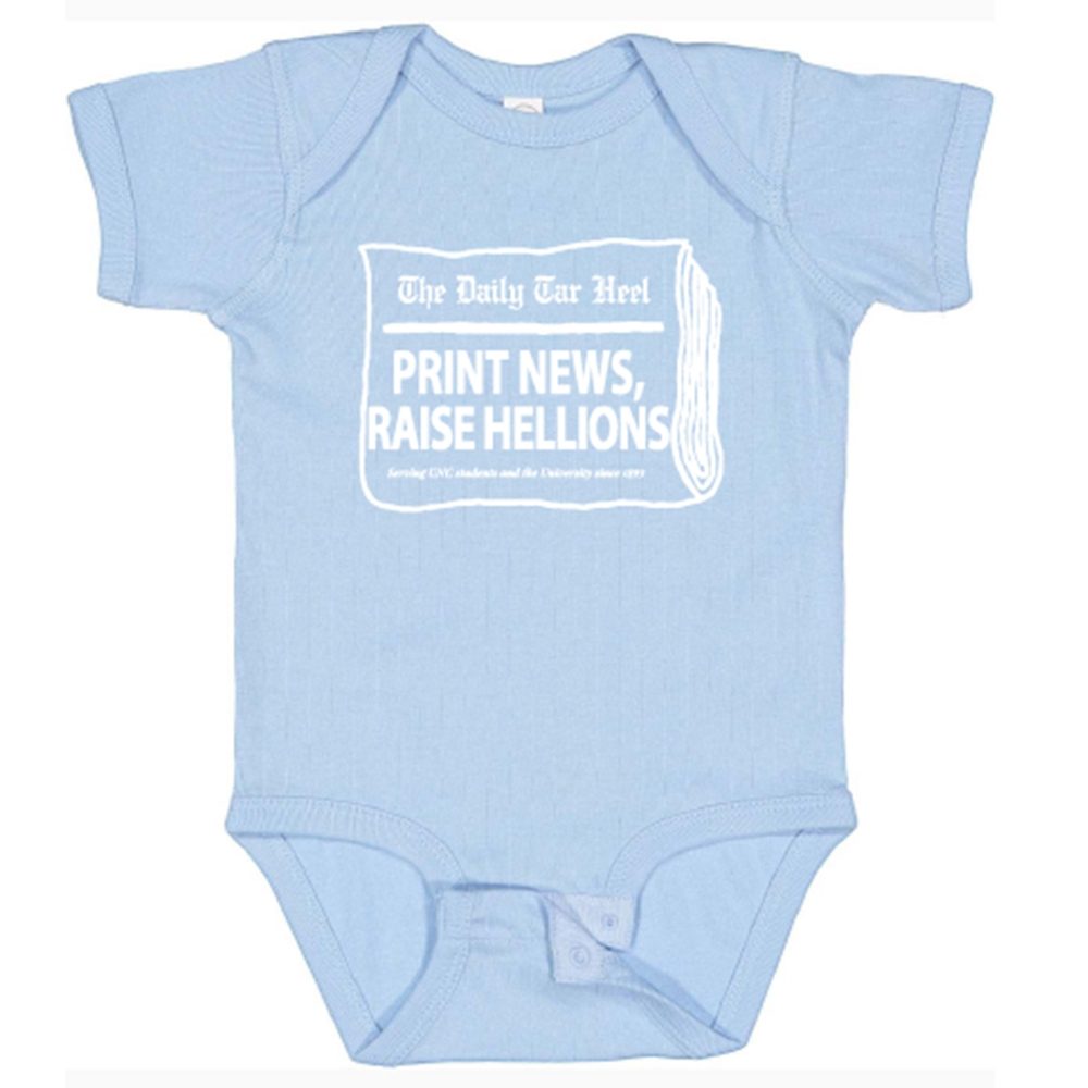 Print News, Raise Hellions Infant Onesies