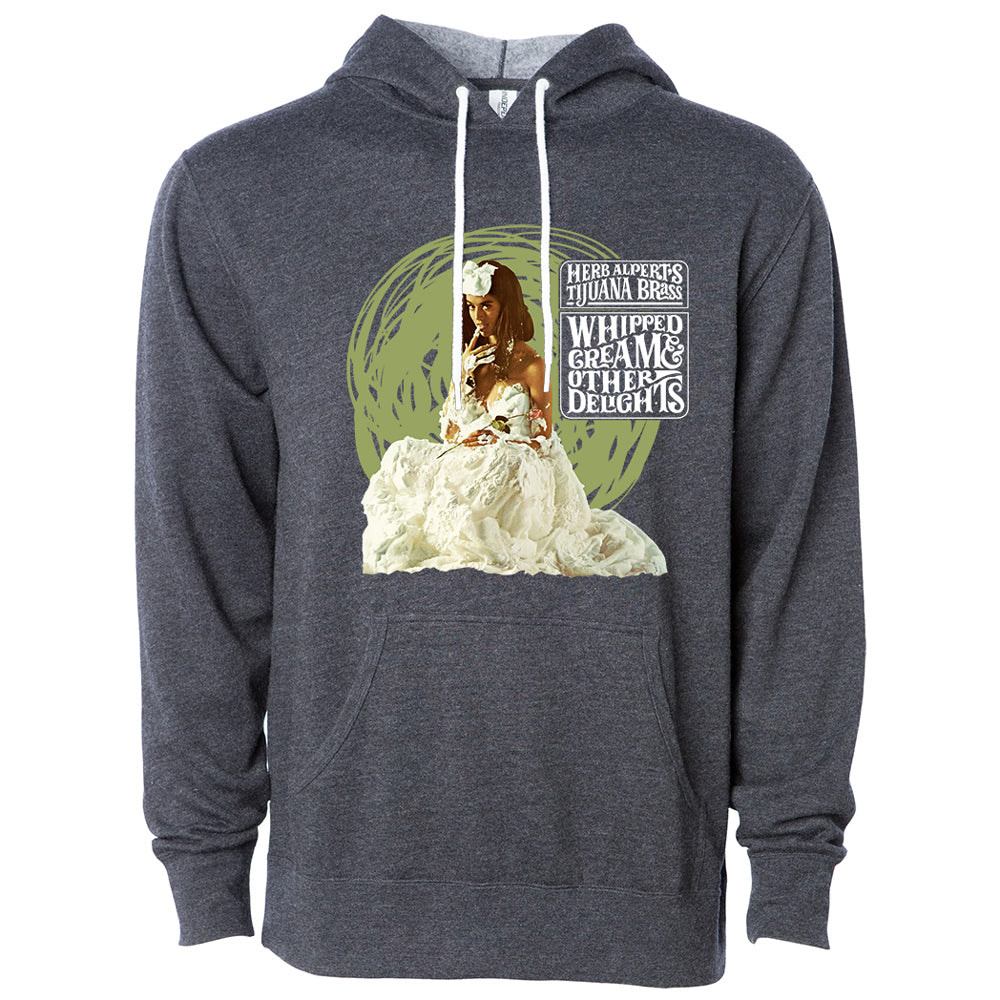 Whipped Cream & Other Delights Pullover Lightweight Hoodie - Charcoal Heather