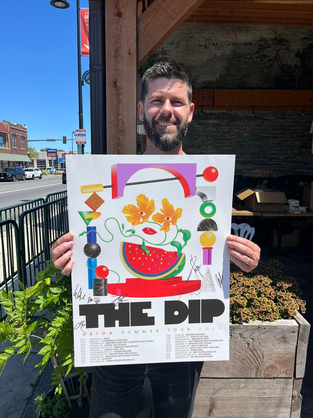 The Dip Summer 2026 Tour Poster - Autographed Option Available