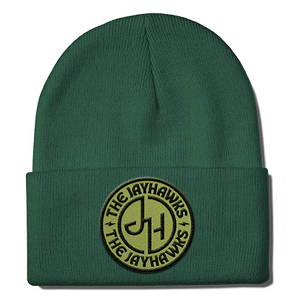 Jayhawks Patch Beanie - Forest Green