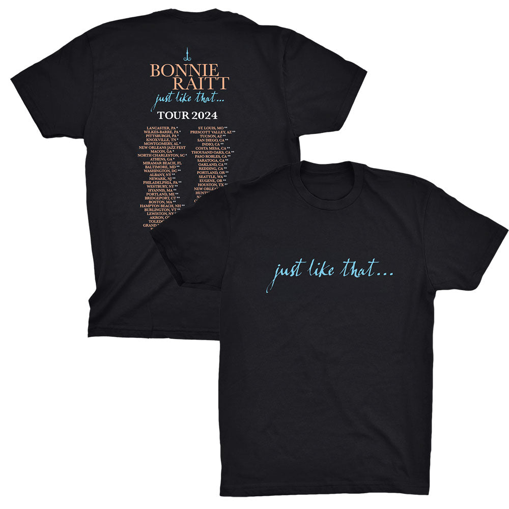Just Like That 2024 Tour T, Black