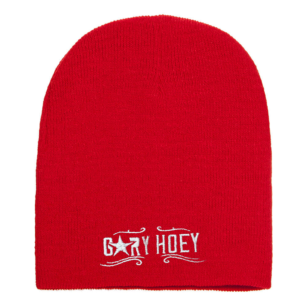 Gary Hoey Embroidered Logo Knit Cap