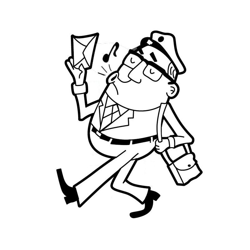 The Dip Mailman Lapel Pin