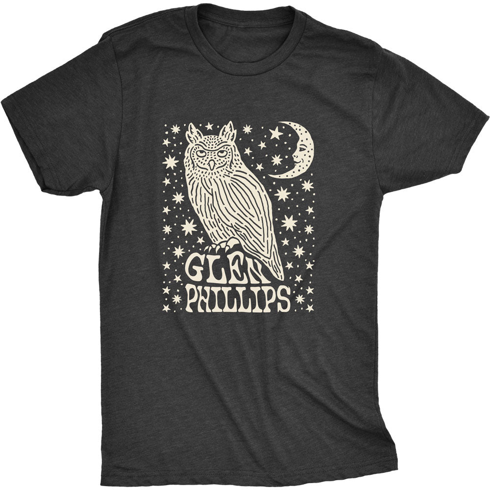 Moon Owl T - Charcoal
