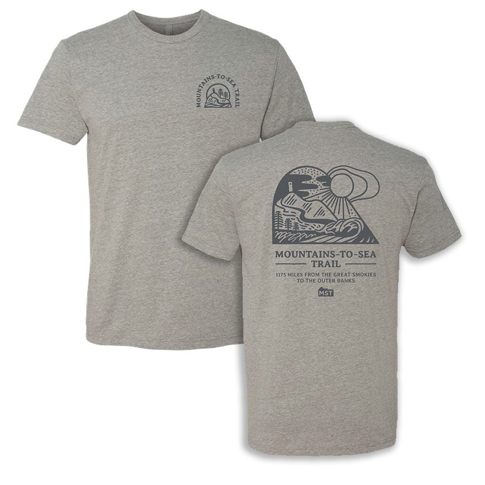 Mountains to Sea Trail T, Heather Grey