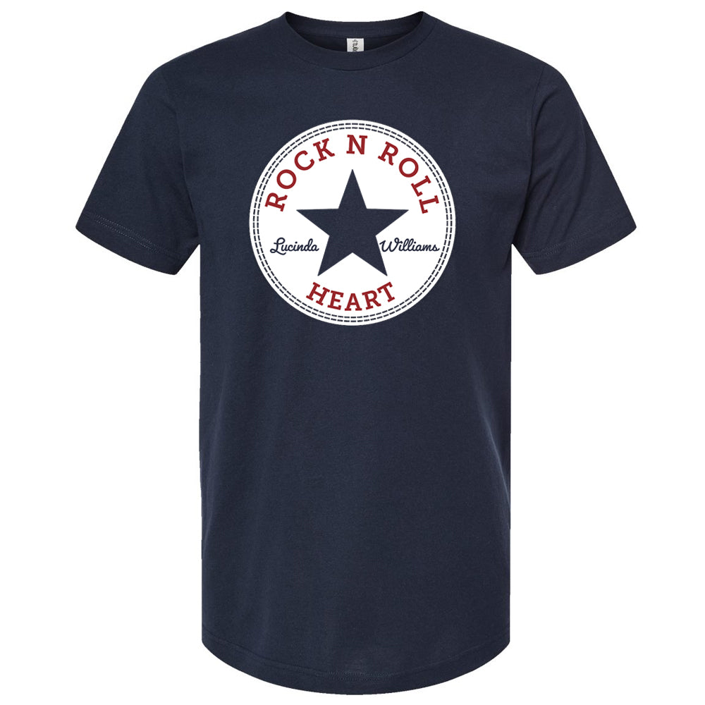 Rock N Roll Heart All Star T - Navy