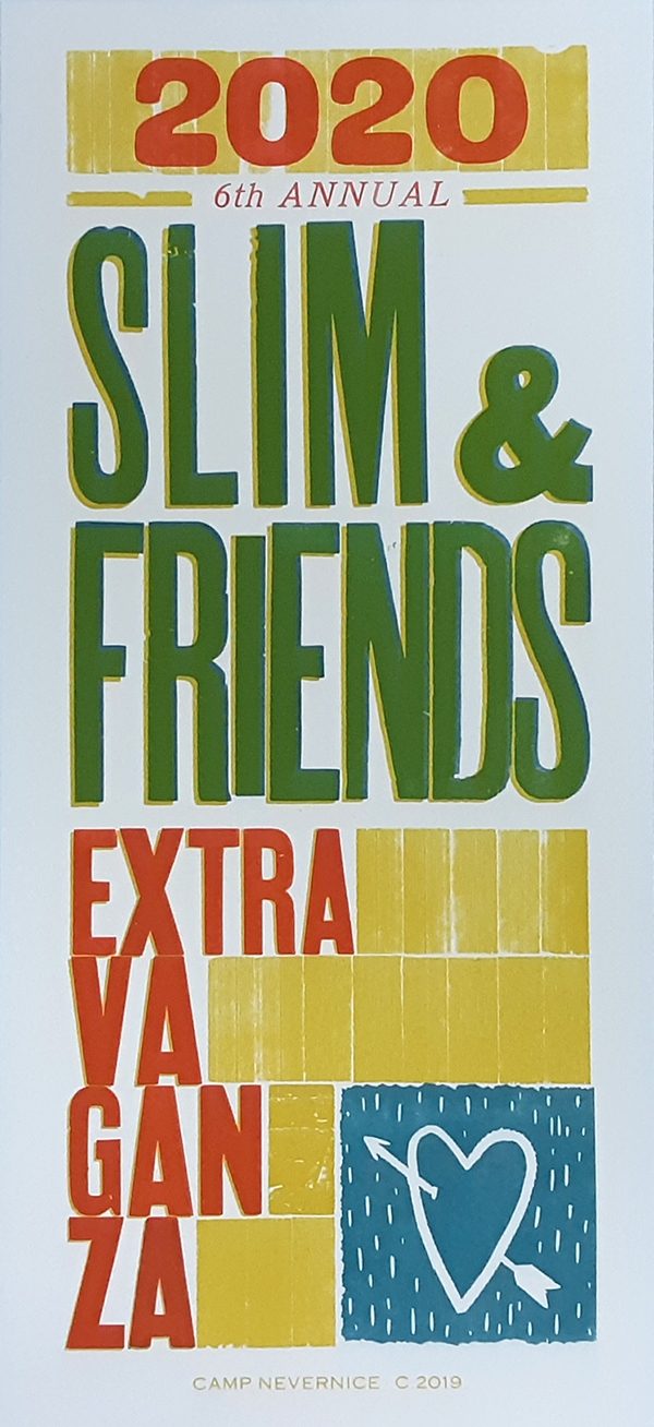 POSTER - Langhorne Slim & The Law 6th Annual Slim & Friends New Year's Eve Poster