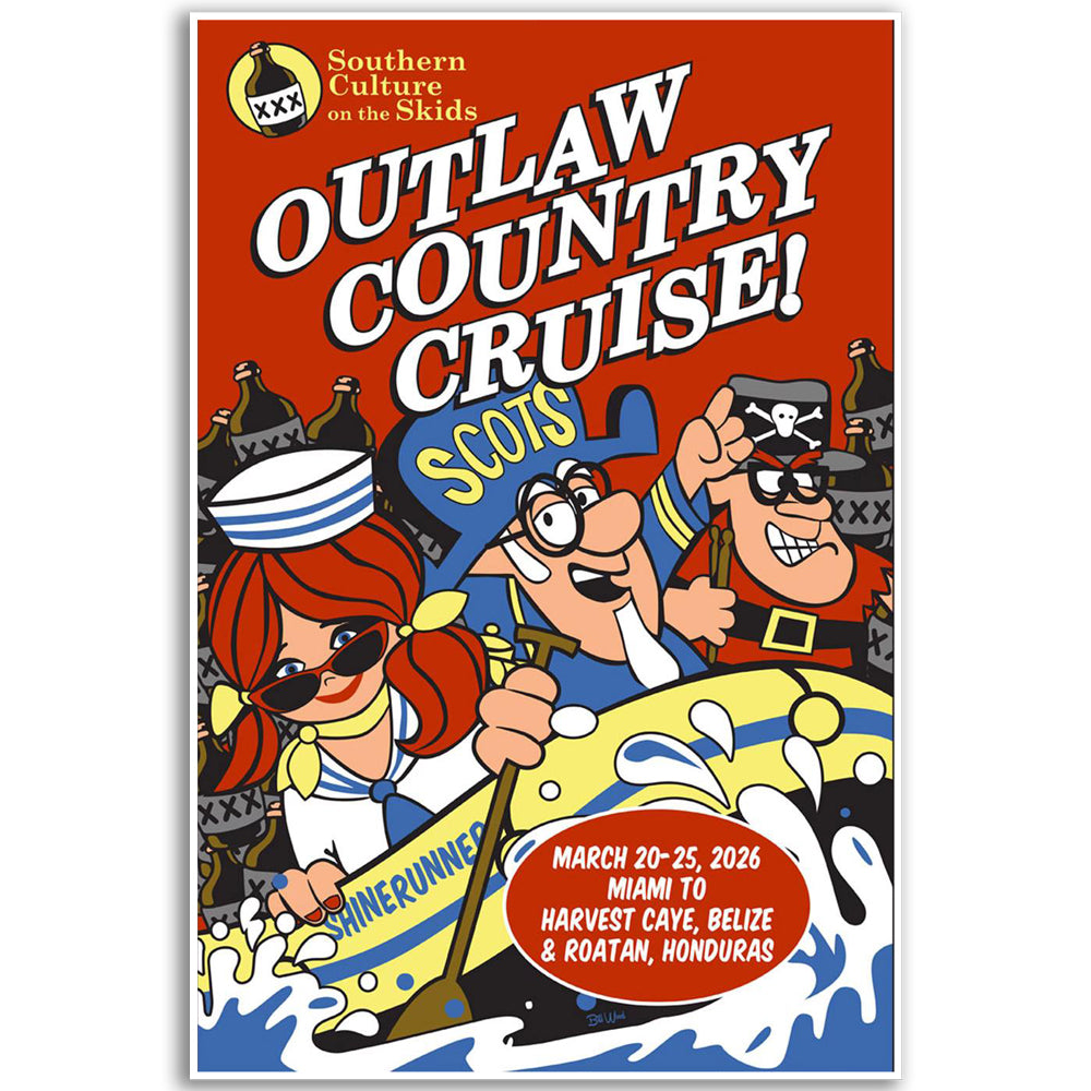 Poster - SCOTS Outlaw Country Cruise 2026 - Autographed