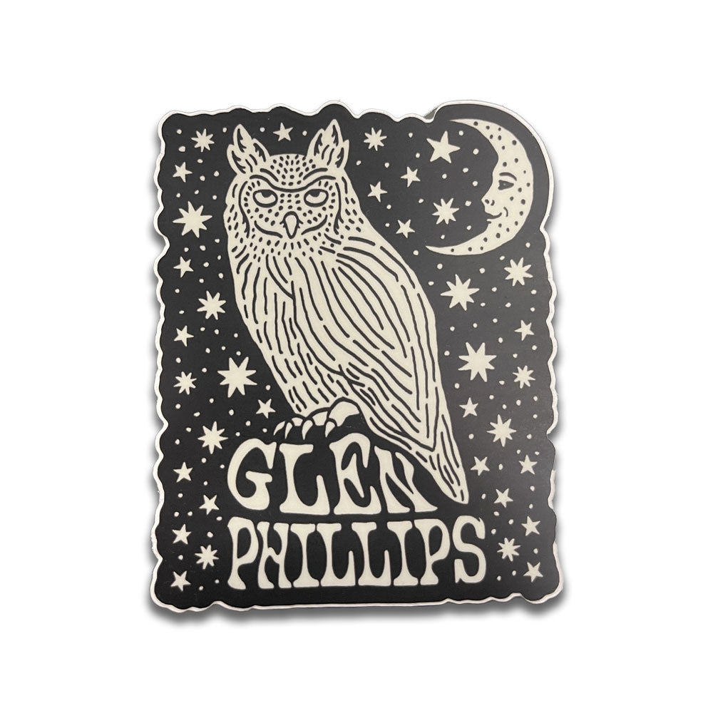 Glen Phillips Owl Sticker