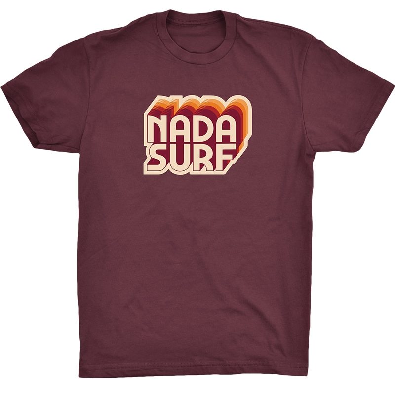 Nada Surf Retro 3D T, Maroon